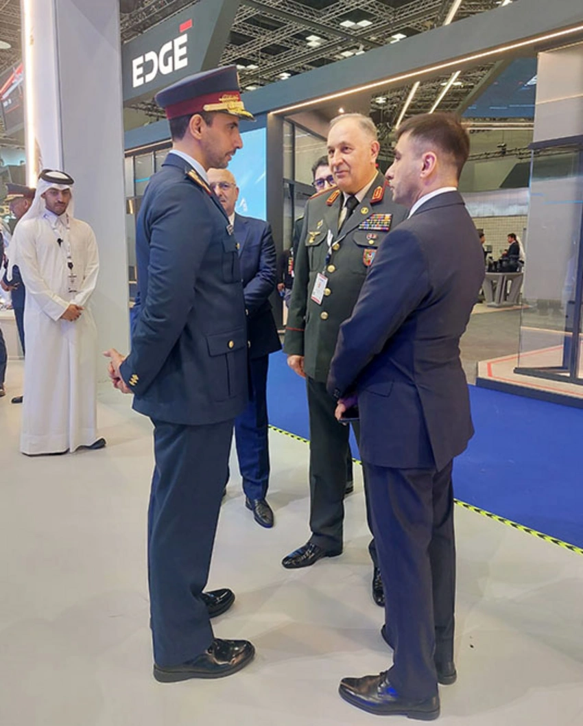 Kərim Vəliyev Qətərdəki sərgidə... - FOTOLAR 2 Kərim Vəliyev Qətərdəki sərgidə... - FOTOLAR