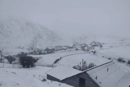 Bu rayonlara qar yağdı – Faktiki hava