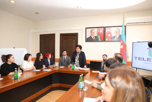 Teleradio Akademiyasında təlimlərin növbəti mərhələsi təşkil olundu - FOTOLAR