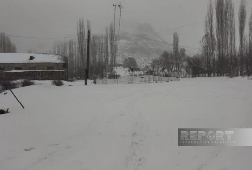 Naxçıvanda qar örtüyünün hündürlüyü 37 sm-ə çatdı