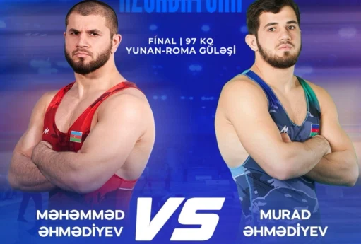 Güləşçi qardaşlar finalda üz-üzə... - FOTO