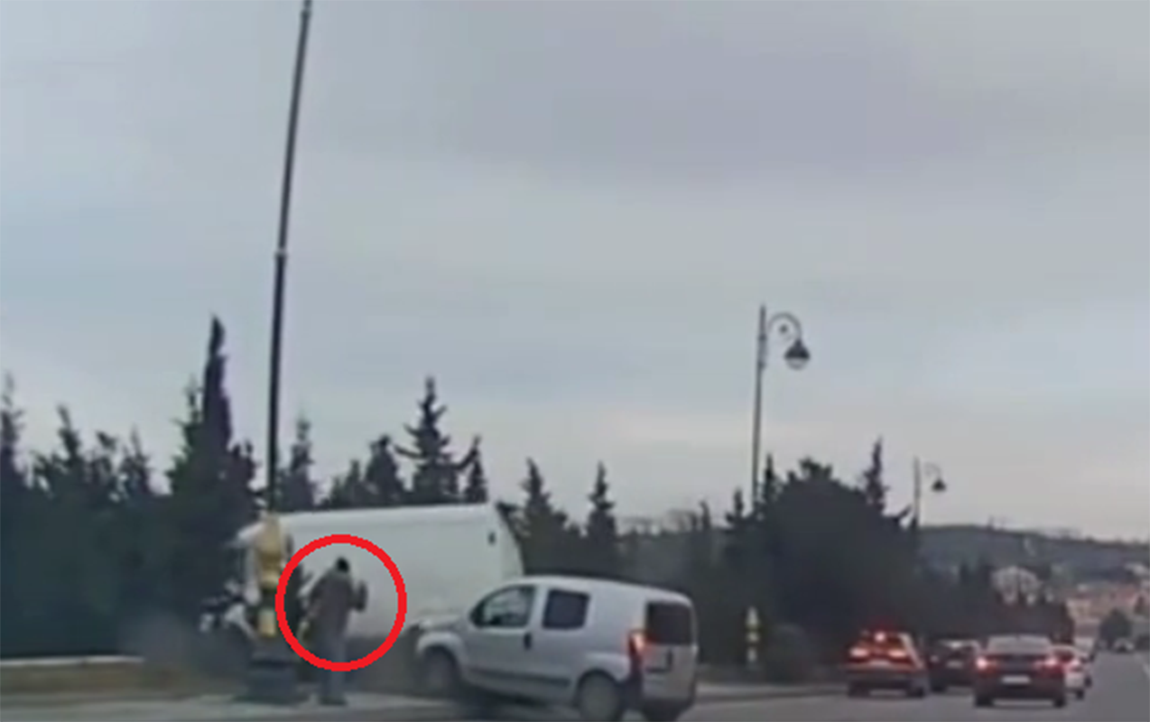 Son anda ölümdən xilas ola bildi - VİDEO 1 qezaa