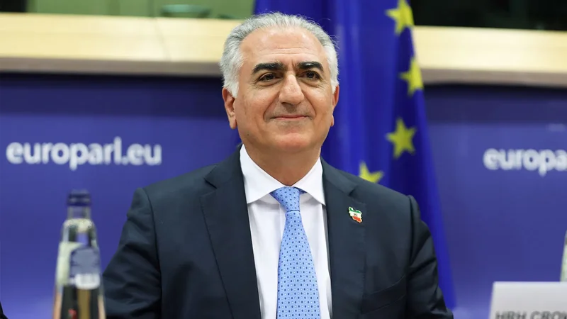 reza pahlavi crown prince of iran european parliament brussels march 2023 1