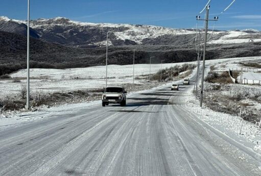 Sabah bu yollar buz bağlayacaq