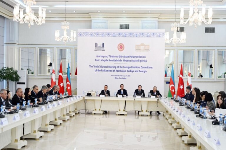 Bakıda Azərbaycan, Türkiyə və Gürcüstan parlamentlərinin X üçtərəfli görüşü keçirildi