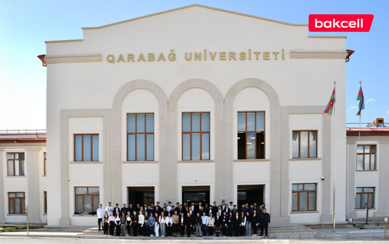 Bakcell və Gənclər Fondu Qarabağ Universitetində tələbələrlə görüş keçirdi - FOTOLAR