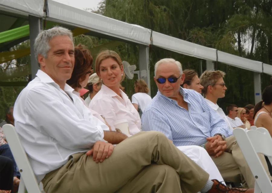 Jeffrey Epstein with Victorias Secret owner Leslie Wexner