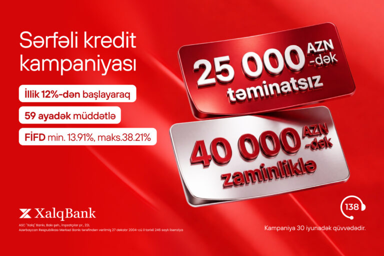 Sərfəli şərtlərlə istehlak krediti 