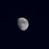 beautiful moon black night sky