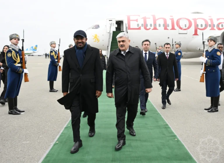 Efiopiyanın baş naziri Azərbaycana gəldi - FOTOLAR