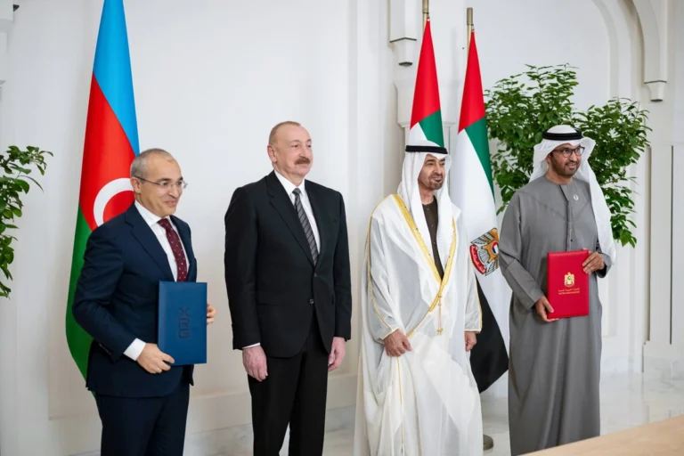 Azərbaycanla BƏƏ arasında enerji və müdafiə sahələrində sənədlər imzalandı
