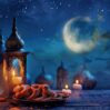 portrait holy ramadan kareem moon month fasting muslims
