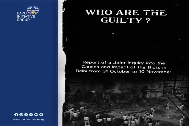 Hindistanda zikh icmasına qarşı zorakılıq hadisələri ilə bağlı hesabat