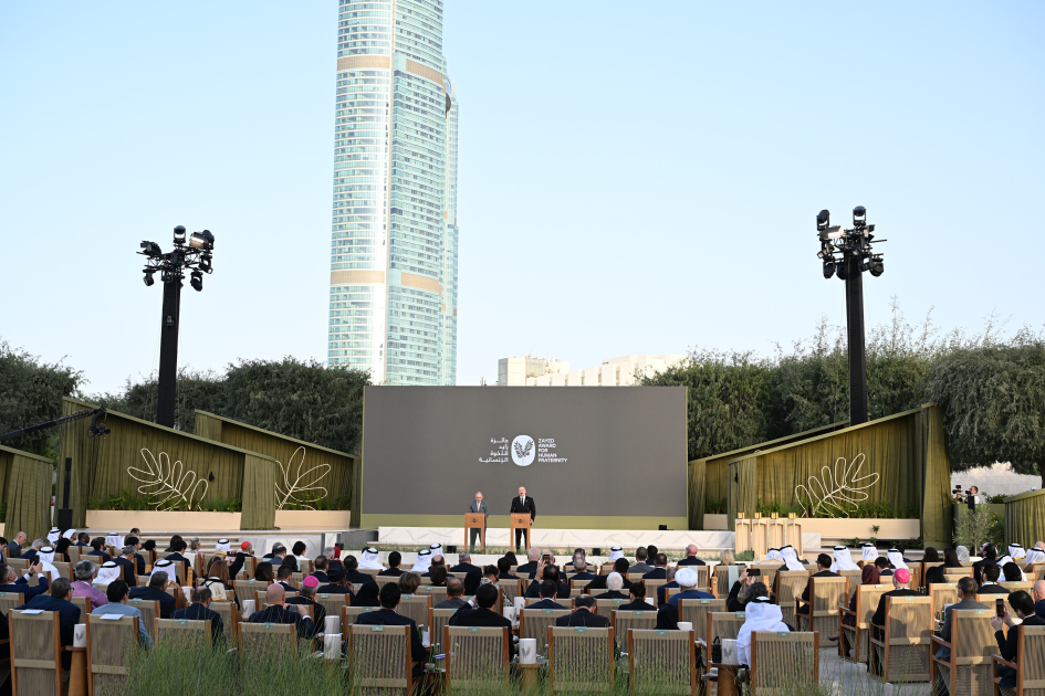 Prezidentə “Zayed İnsan Qardaşlığı Mükafatı“ı təqdim olundu – VİDEO/YENİLƏNİB 10 s 53