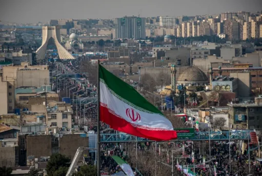 tehran flag GettyImages 2199945331 1