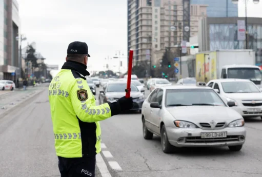 Bakının bu yollarında hərəkət məhdudlaşdırılacaq - TARİX 23 yol polisi 1