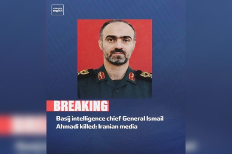 İranın "Bəsic" qüvvələrinin kəşfiyyat rəhbəri öldürüldü