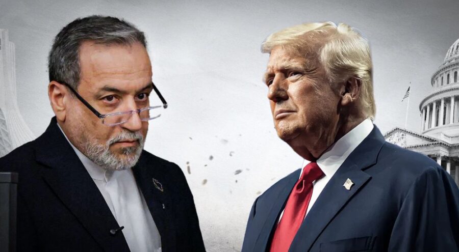 Iranian FM Abbas Araghchi and US President Donald Trump