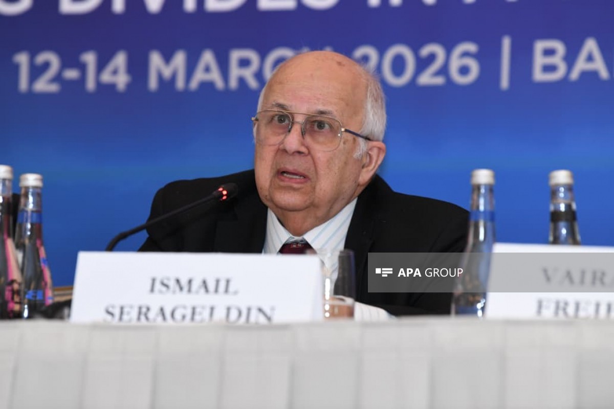XIII Qlobal Bakı Forumuna həsr olunmuş brifinq - FOTOLAR 6 g 96