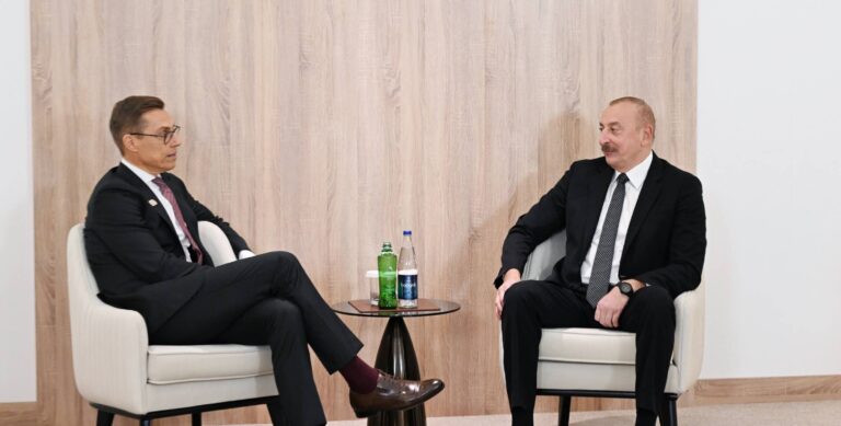 Aleksandr Stubb Prezident İlham Əliyevə zəng etdi