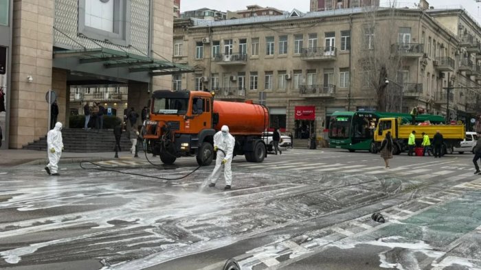 Bakı küçələrinin niyə yuyulduğu bilindi – Virus deyilmiş…