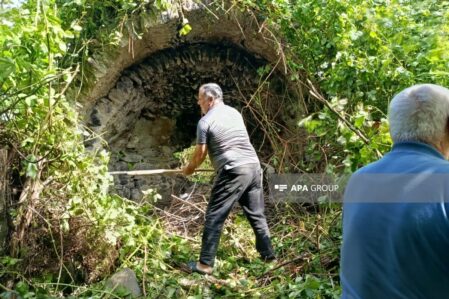 Balakəndə qədim məbəd tapıldı