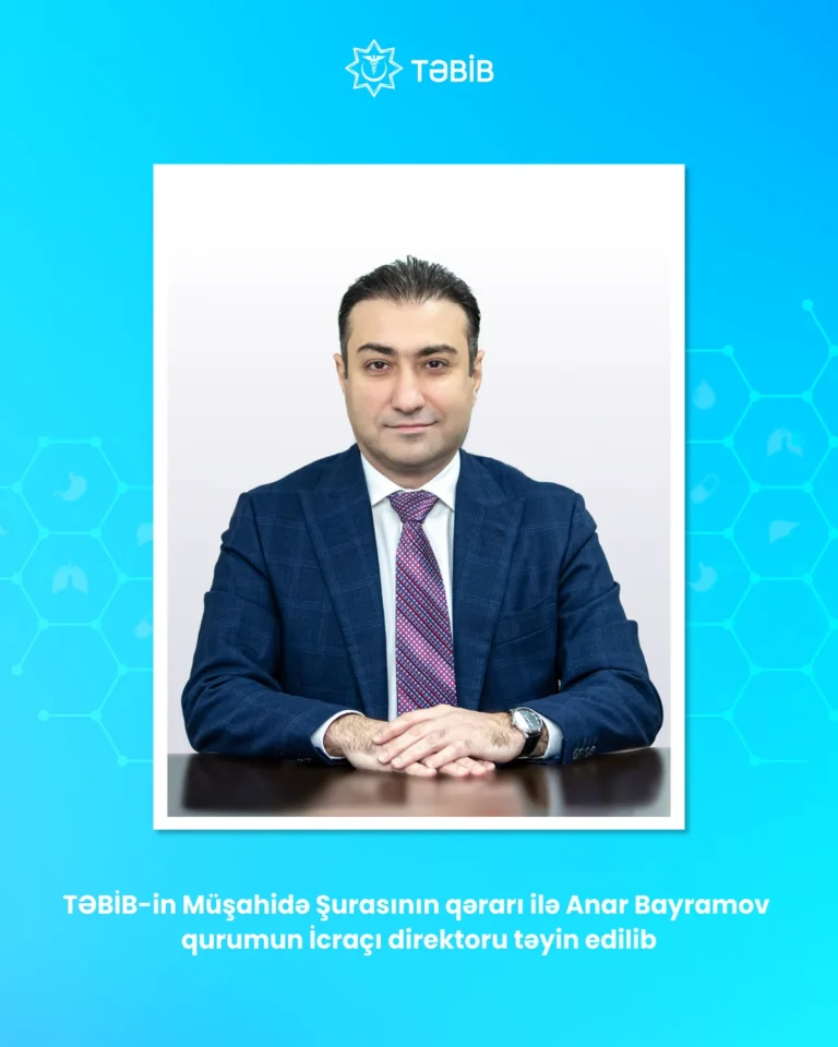 Anar Bayramov TƏBİB-in İcraçı direktoru təyin edildi