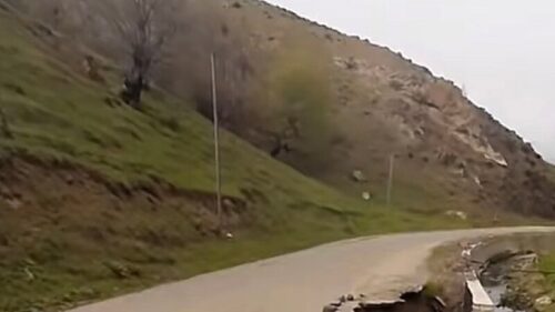 Yardımlı–Deman yolunda təhlükəli vəziyyət: hər an çökmə ola bilər