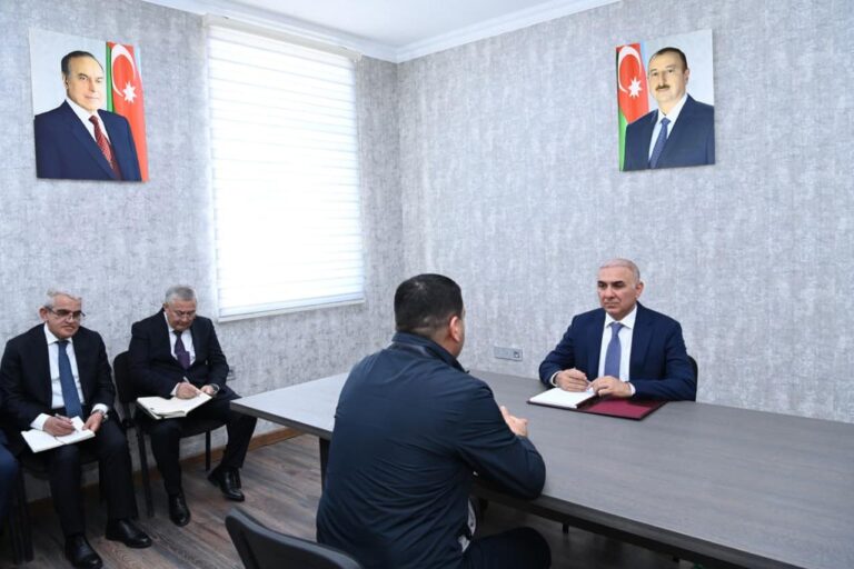 Vüqar Əhmədov Şuşada vətəndaşları qəbul etdi