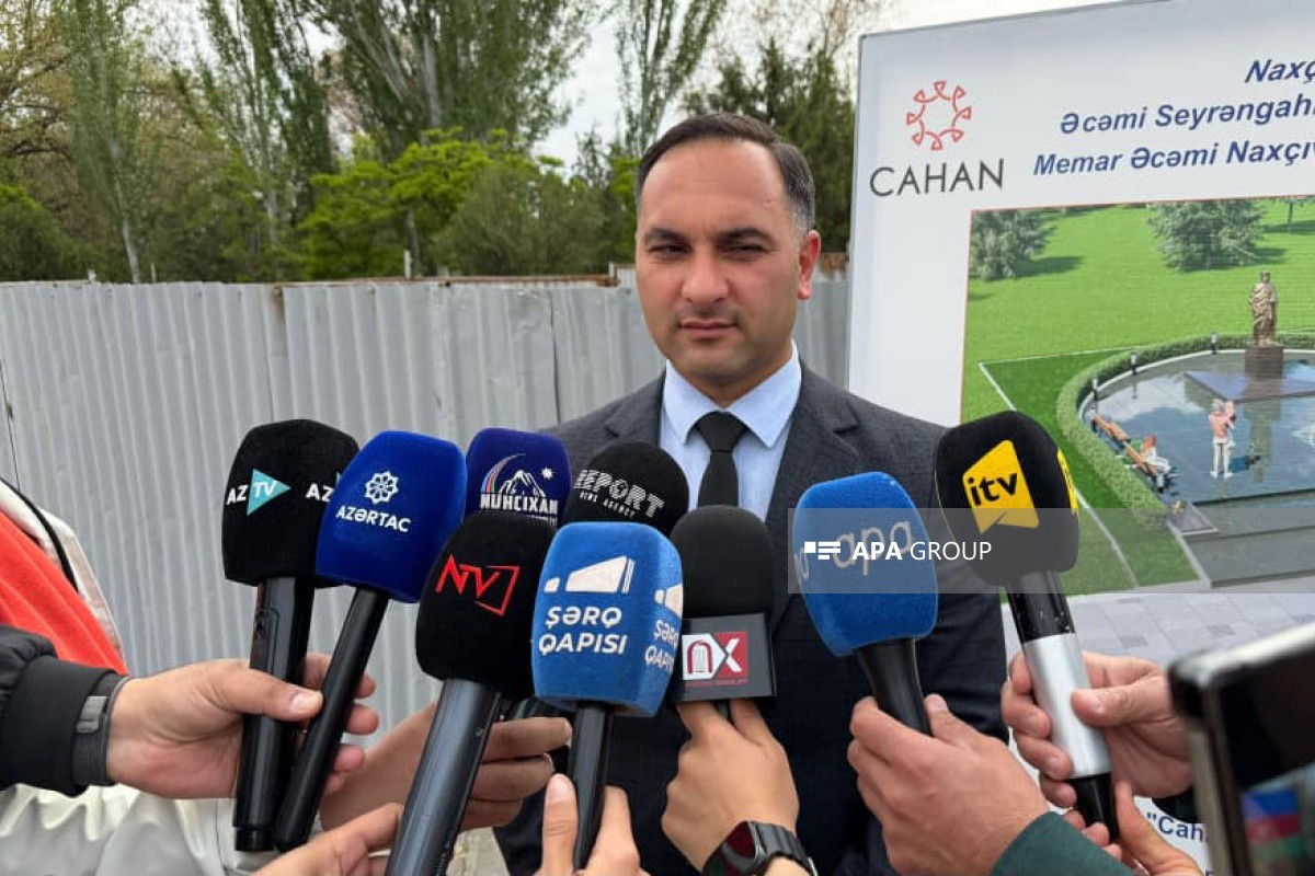 Əcəmi Naxçıvaninin abidəsi hazırlanır - FOTOLAR 3 ec 3