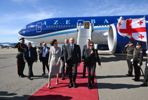 Prezident və xanımı Gürcüstanda dövlət səfərindədir - FOTOLAR 17 l 41