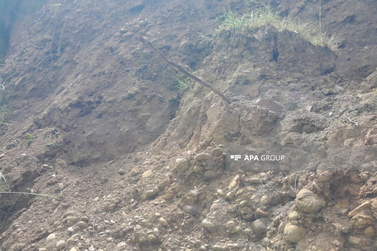 Lənkəranda torpaq sürüşməsi... - FOTOLAR 3 lk 3