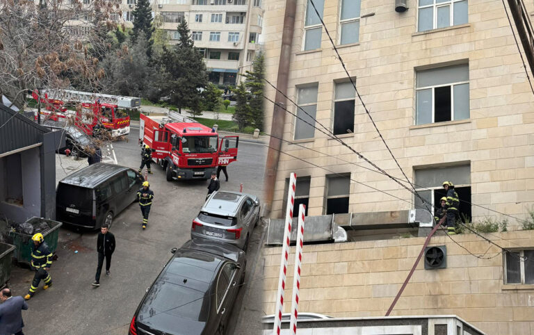“Mübarək” şadlıq evində yanğın... - FOTOLAR
