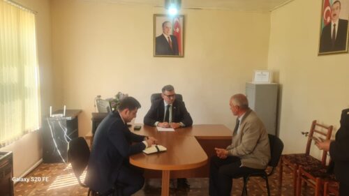 Novruzəli Aslanov İsmayıllıda növbəti dəfə vətəndaşları qəbul etdi – FOTOLAR