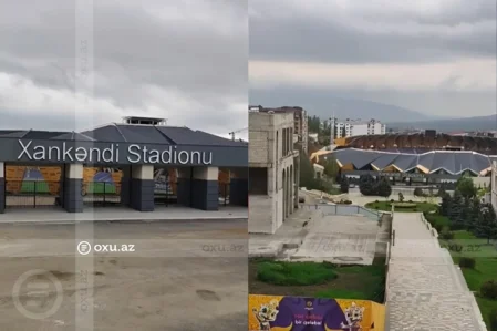 Xankəndi stadionundan son görüntülər – VİDEO