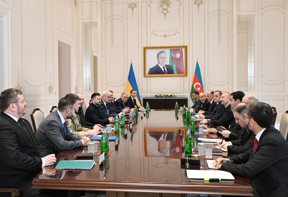 Qəbələdə Azərbaycan və Ukrayna prezidentləri görüşdü - VİDEO - Globalinfo.az