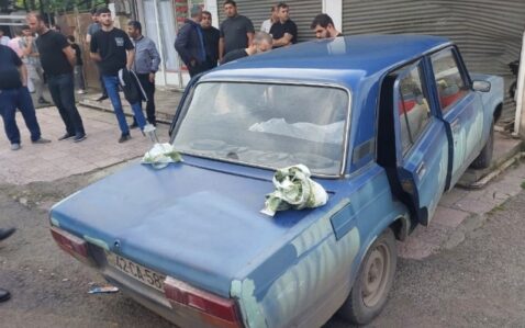 Lənkəranda sürücü sükan arxasında öldü