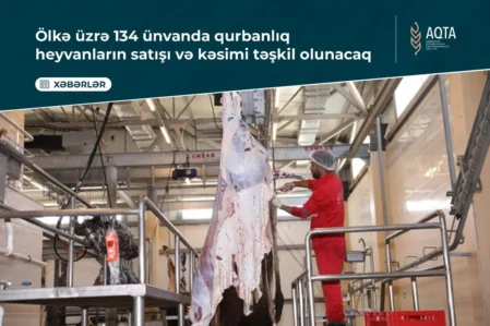 Qurbanlıq heyvanların satışı və kəsimi 134 ünvanda olacaq – Siyahı