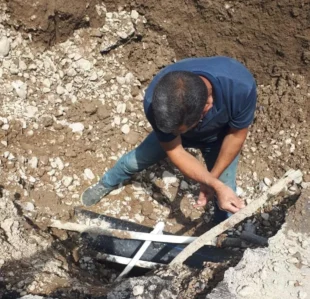 Naxçıvanda su xəttində qəza oldu