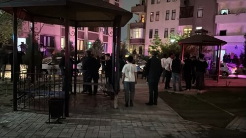 Sumqayıtda çoxmərtəbəli yaşayış binasında yanğın oldu