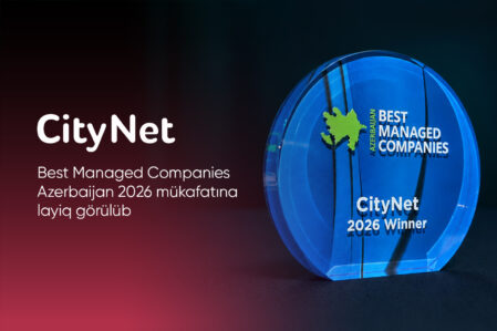 CityNet Best Managed Companies Azerbaijan 2026 mükafatına layiq görüldü – FOTOLAR