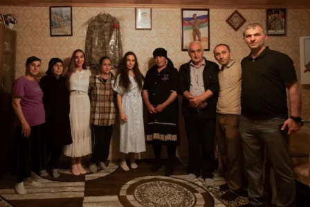 Leyla Əliyeva və Arzu Əliyeva Lənkəranda şəhid ailəsini ziyarət etdilər