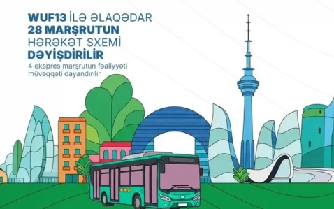 28 marşrutun hərəkət sxemi dəyişdirilir – SİYAHI
