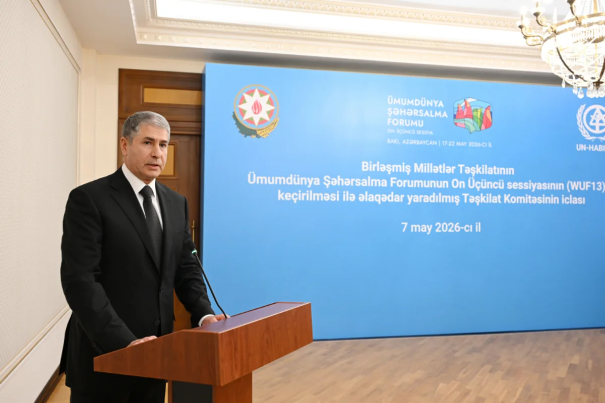 Samir Nuriyev iclas keçirdi: WUF13-lə bağlı tapşırıqlar verdi - FOTOLAR 5 dg 5