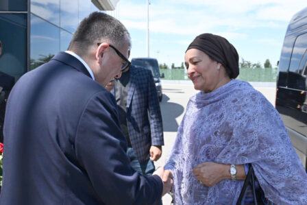 Əminə Məhəmməd Azərbaycana gəldi – FOTO
