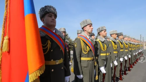Ermənistan ordusunun gerbi gizli şəkildə dəyişdirildi – FOTO