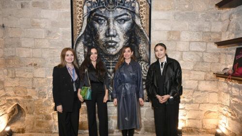 Leyla və Arzu Əliyevalar Xalça Festivalında – FOTOLAR