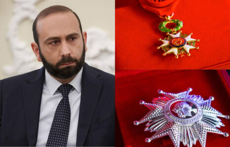 Makron Napoleonun təsis etdiyi mükafatı Mirzoyana verdi