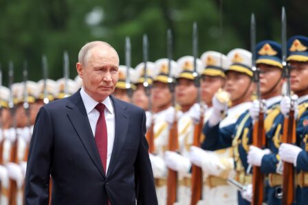 Çinlilər Putinlə belə vidalaşdılar – VİDEO