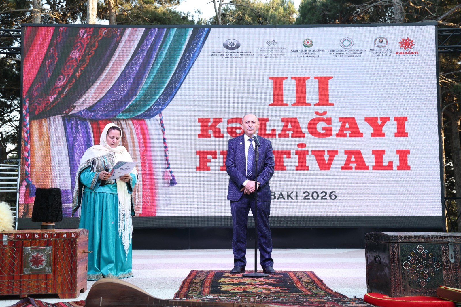 Xətai rayonunda III Kəlağayı Festivalı təşkil olundu - VİDEO 5 r 5